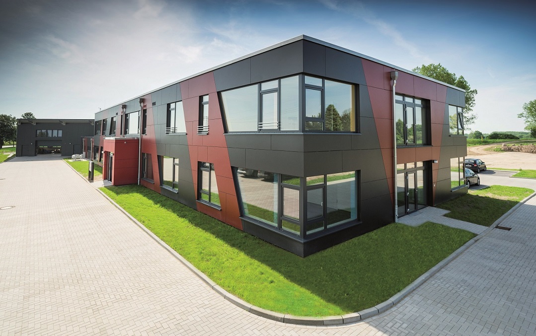 Neubau eines Bürogebäudes mit Werkstatthalle GLR in Papendorf