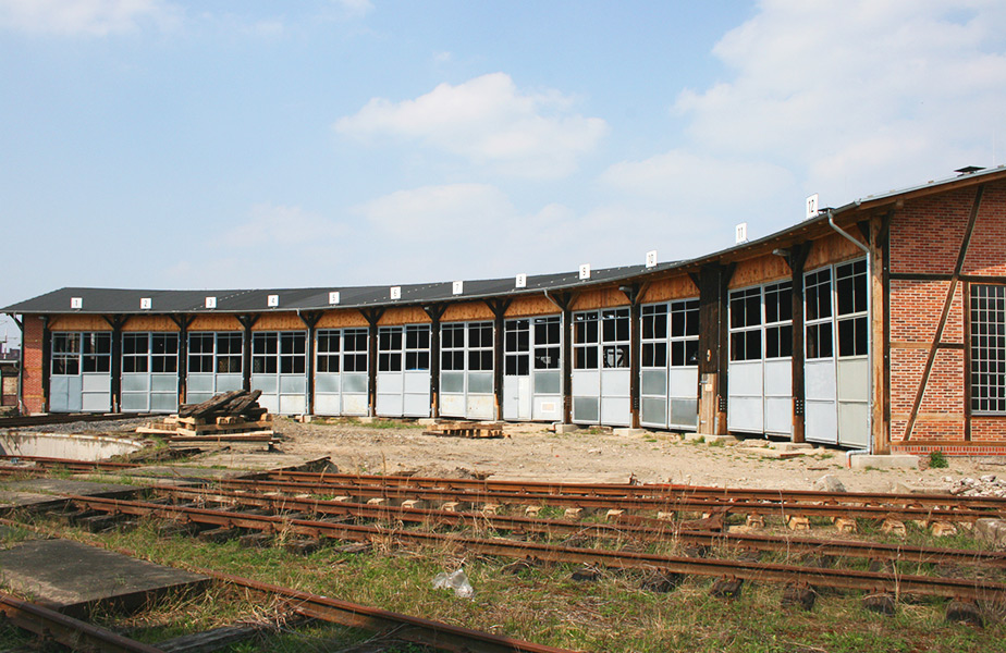 Sicherung Lokschuppen Wismar