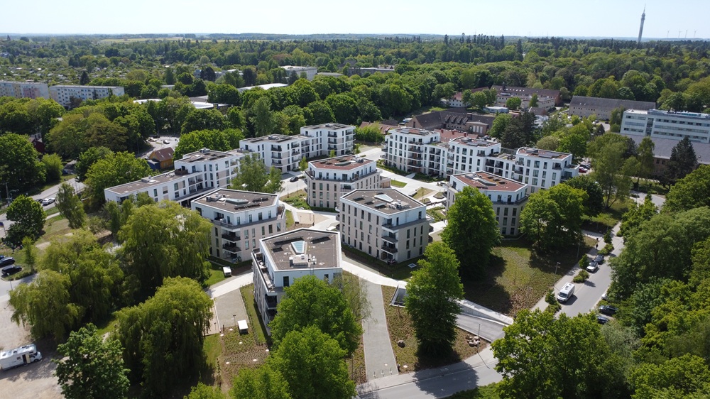 Neubau von 147 WE  in der Thierfelder Straße in Rostock