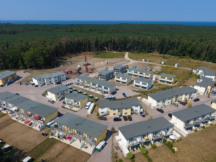 Neubau von ca.170 Ferienwohnungen im B-Plan-Gebiet "Waldsiedlung" in Gelbensande